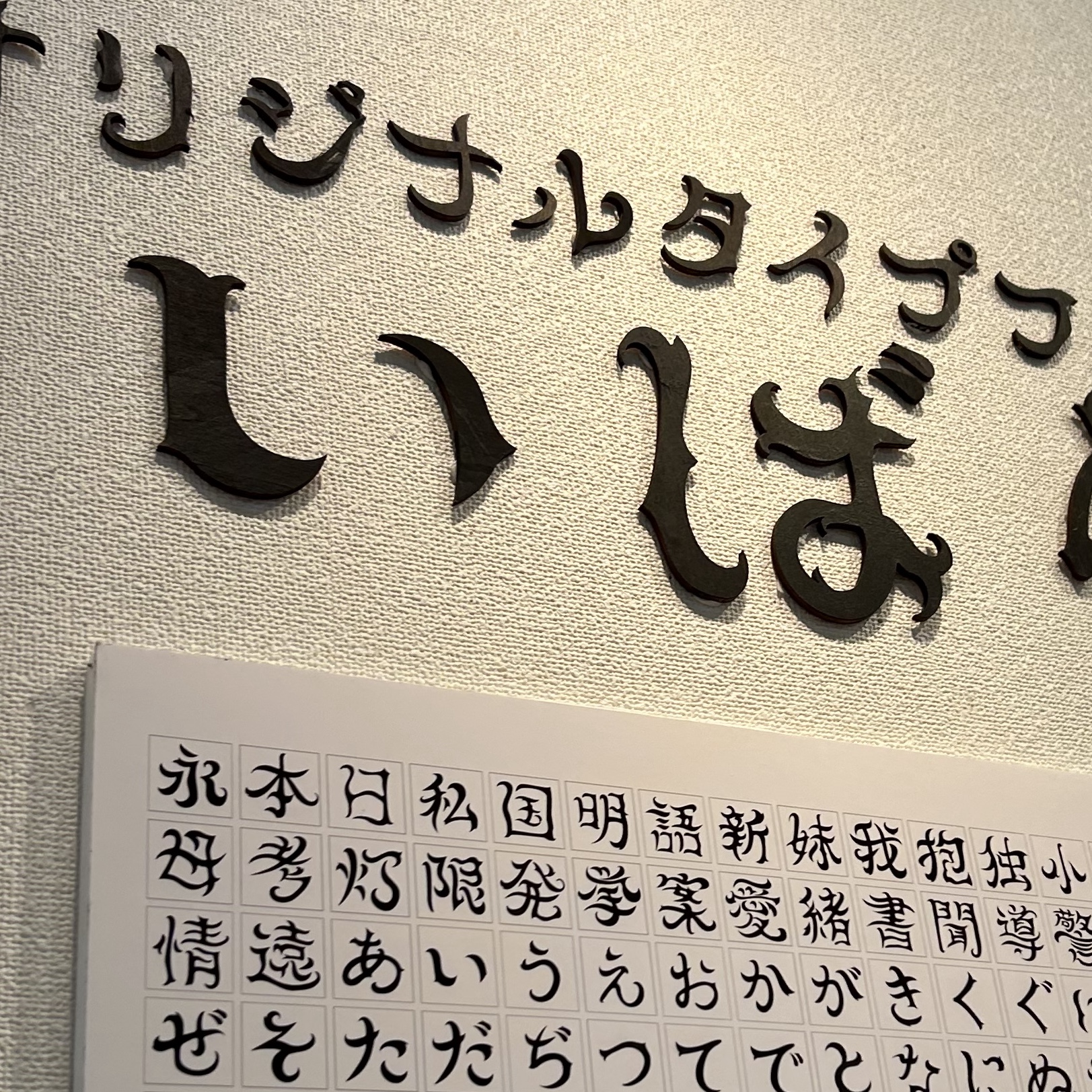 フォントデザイン いばら